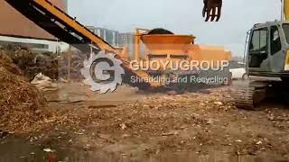 mobile tree stump crusher