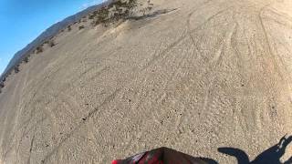 CRF 250X Wheelie GoPro Hero2 POV - Ocotillo Wells