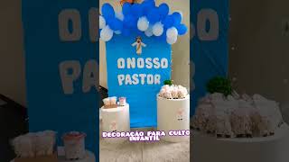 Decoração para culto infantil Jesus o nosso Pastor #decoração #ministerioinfantil #façavocêmesmo