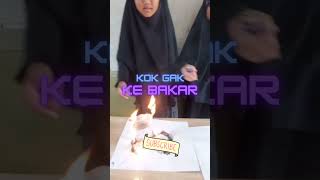 Kok ga ke bakar? #science #physics #explore #experiment #shorts #short