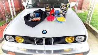 Restoring an E30 BMW's 37 Year Old Paint! Fail & Success: Detail Beginner