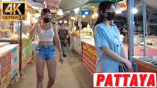 [4K] Pattaya Walk, Naklua, Wongamat, Beach Road, Soi Made in Thailand,Soi Buakhao