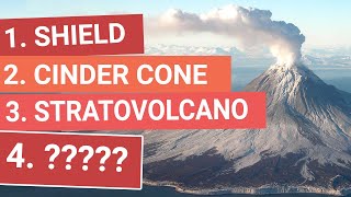 The four types of volcanoes