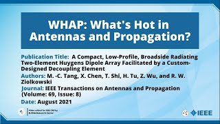 A Compact, Low-Profile, Broadside Radiating Two-Element Huygens Dipole Array Facilitated by a ...