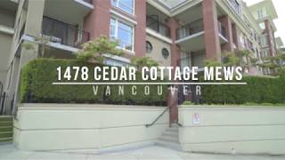 1478 Cedar Cottage Mews, Vancouver BC