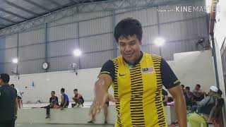 GAME BADMINTON TERTUTUP TEBUK MATAU #BADMINTON #BANJAR #KULAAN