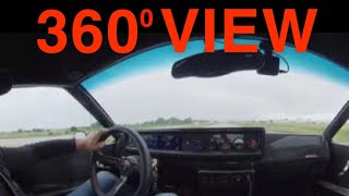 Carbon fiber interior view with a 360 camera