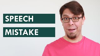 Avoid this common mistake at the start of your speech