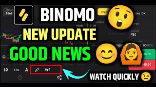 Binomo New Update 🤑 | Binomo Update 2024 | Binomo Update Drawing Tools | #binomo