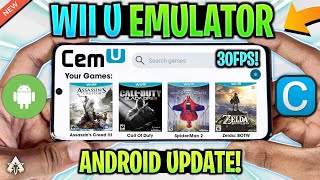 🔥 CEMU ANDROID V16 - SETUP/SETTINGS/ASSASSIN'S CREED TEST | WII U EMULATOR BIG UPDATE