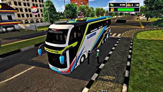 New bus driving gameplay video city coach bus simulator chasing and racing bus ka game bus parking g