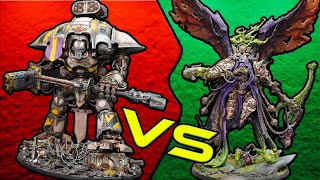 Death Guard vs Imperium - Mortarion vs Imperial Knights - Warhammer 40k  Battle Report - Tab