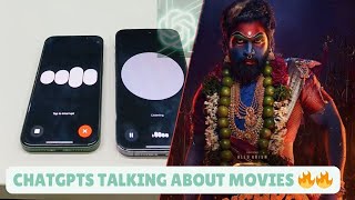 ChatGPT talking to ChatGPT 📱 || AI Universe 🔥 || AI talking about MOVIES 🍿