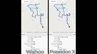 New Bike Day: Poseidon X (#Shorts 6) - Route Comparison