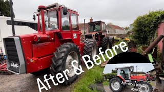 Moving classic massey tractors about 👍