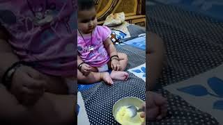 Maasi kher khilado na 😂 || cute baby ||Mastii