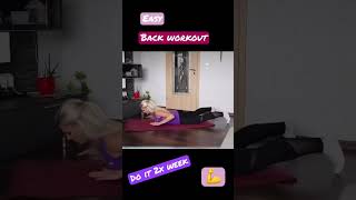 💪 #fitmom #homeworkouts #fitnesslifestyle #fitnessathome #homeworkout #backworkout #back