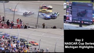 2024 FireKeepers Casino 400 at Michigan Day 2 Highlights (From Grandstands)