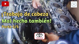 👉COMO HACER👈 el CAMBIO de las JUNTAS/EMPAQUES de las CABEZAS o CULATAS #toyotasienna #engine 3.5L 😉