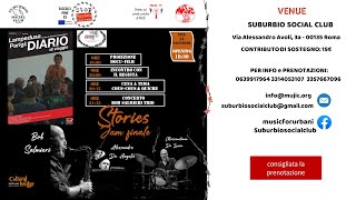 Serata Stop Border Violence al Suburbio: Proiezione FILM-Cena a Tema-Gig "STORIES"-Bob Salmieri Trio