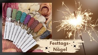 Reflective Glitter - Festtags-Nägel