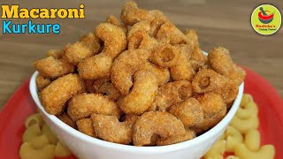 Crispy & tasty Macaroni Kurkure in 10 min|| Quick & easy snack recipe 👌😋