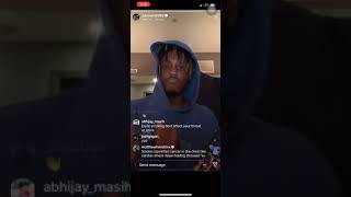 Last Juice WRLD freestyle on IG Live