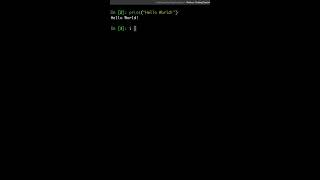 #shorts  #PyGoodies #4 - Hello World