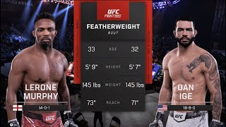 UFC 308: Murphy vs Ige (UFC 5 Simulation)