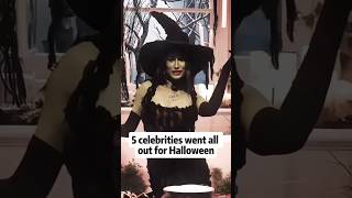 5 Celebrities Went All Out For Halloween 🎃 #halloween #halloween2024 #celebrity #hollywood #shorts