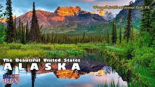 USA Alaska State Symbols/Beautiful Places/Song ALASKA's FLAG w/lyrics