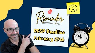 RRSP Deadline Reminder for 2024