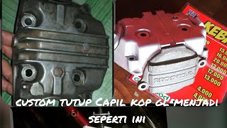 las aluminum tutup Capil kop glpro/seris custom