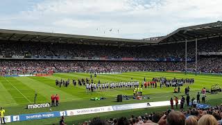 French and Scottish Anthems - Murrayfield Stadium - 24/08/2019