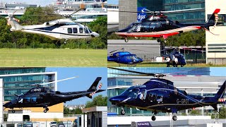 Private Helicopters Compilation Startup & Takeoff !! (24h du Mans)