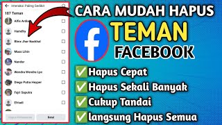 Cara Hapus Pertemanan Di Facebook||FB Dengan Cepat