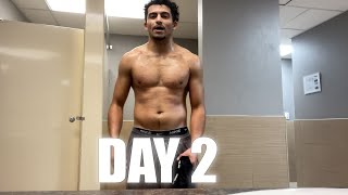 Workout Vlog Day 2 | Core & Cooking