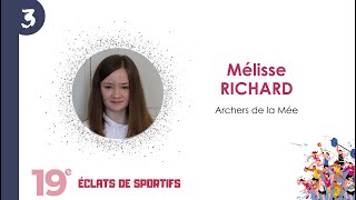 3- Mélisse RICHARD - ECLATS DE SPORTIFS 2020