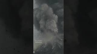 Violent Volcano Eruption #shorts #volcano #volcanoeruption