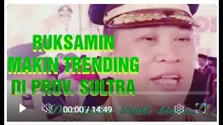 RUKSAMIN 2 PERIODE BUPATI KONUT, KINI CALON  UNGGULAN, GUBERNUR SULTRA...!!.