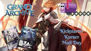 Kickstarter Korner Grand Archive TCG mail day and Promo reveals!