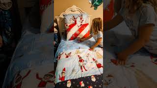 🎄 Christmas bedding for kids. Elf on the shelf