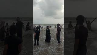 Juhu beach samundar mein kinara tu b YouTube short video #shortvideo like subscribe #ytshorts  2024