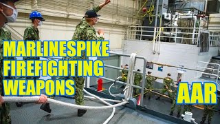 NAVY BOOTCAMP FIREFIGHTING, SEAMANSHIP AND WEAPONS