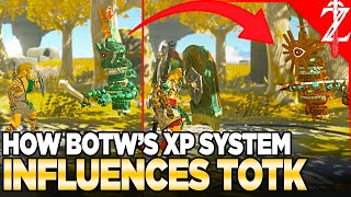 How BotW's Secret XP System of Influences Tears of the Kingdom