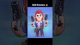 No Skill Vs. Skill Brawlers #brawlstars #gaming #cool #comparison #skill