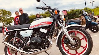 SQUIRES CAFE BAR Motorcycles ON ANY WEDNESDAY 1981 Yamaha RD400F & 2017 Husqvarna 701 BIKES FOR SALE