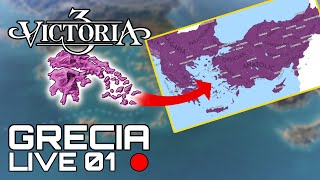 Grecia da Megali Idea a Neo Bisanzio - Victoria 3 Gameplay ITA - LIVE