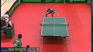 Tischtennis Bundesliga: Chen Zhibin vs Zoltan Fejer-Konnerth 2002