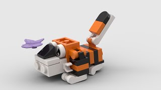 MOC Lego Tigger speed build in 4K